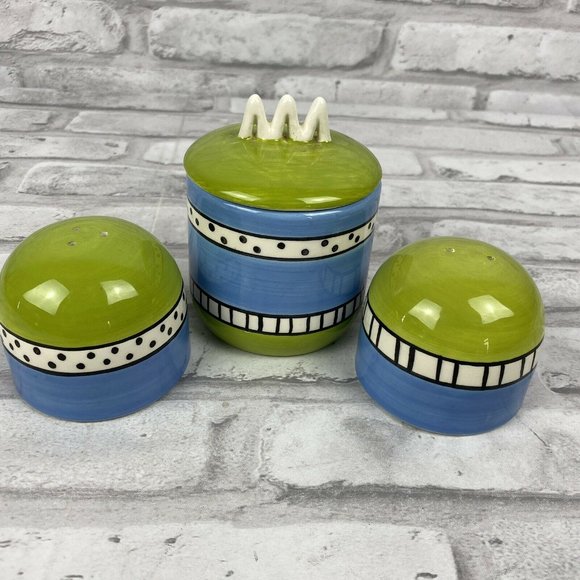 3 Nicole Engblom Salt Pepper Shaker Hot Sauce Jar - Picture 3 of 5